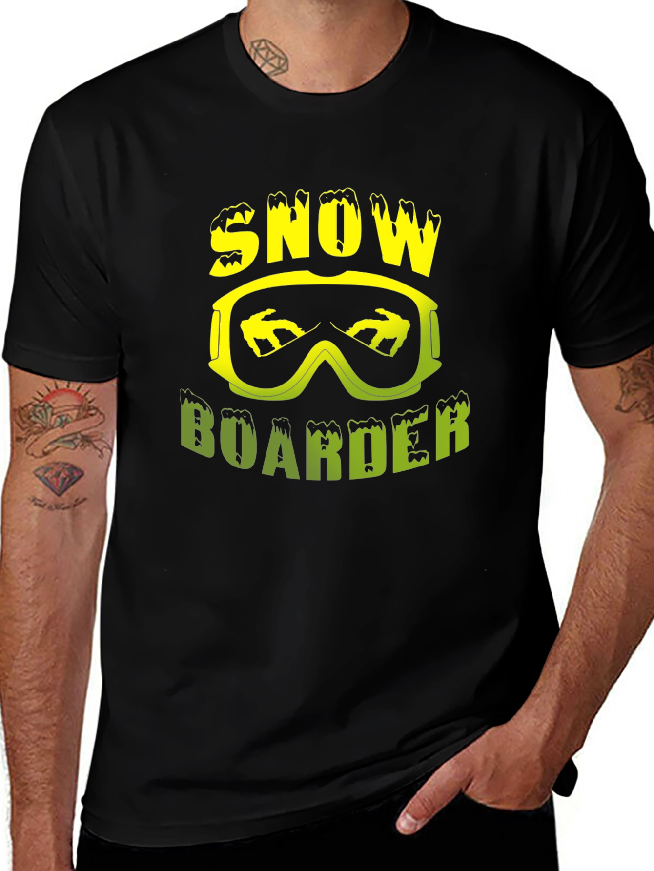 Snowboarder Graphic Tee -  Skiing Shirt