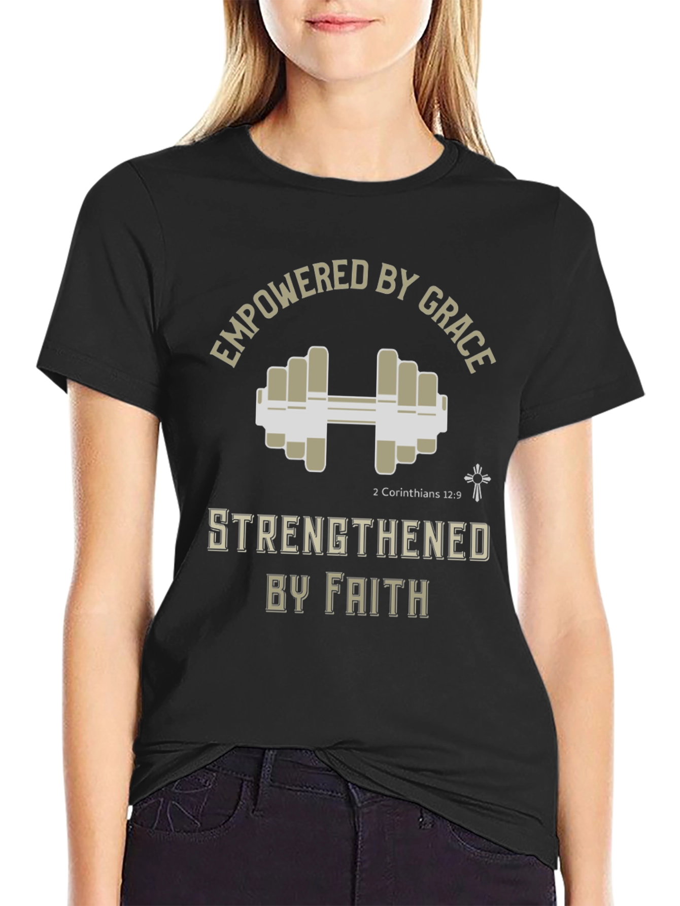 Empowered by Grace Christian Fitness T-Shirt