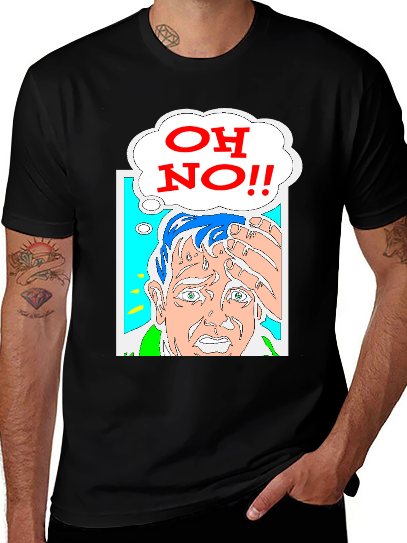 Oh No! Graphic Print Tee