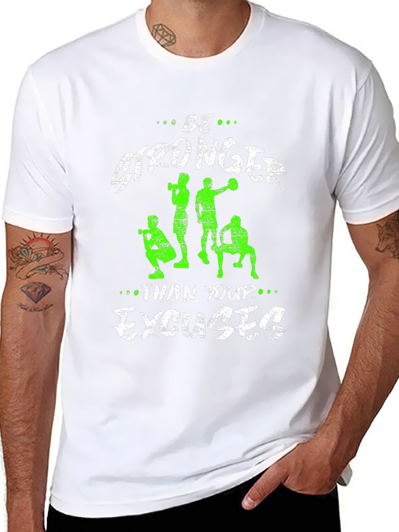 Be Stronger Excuses Graphic T-Shirt