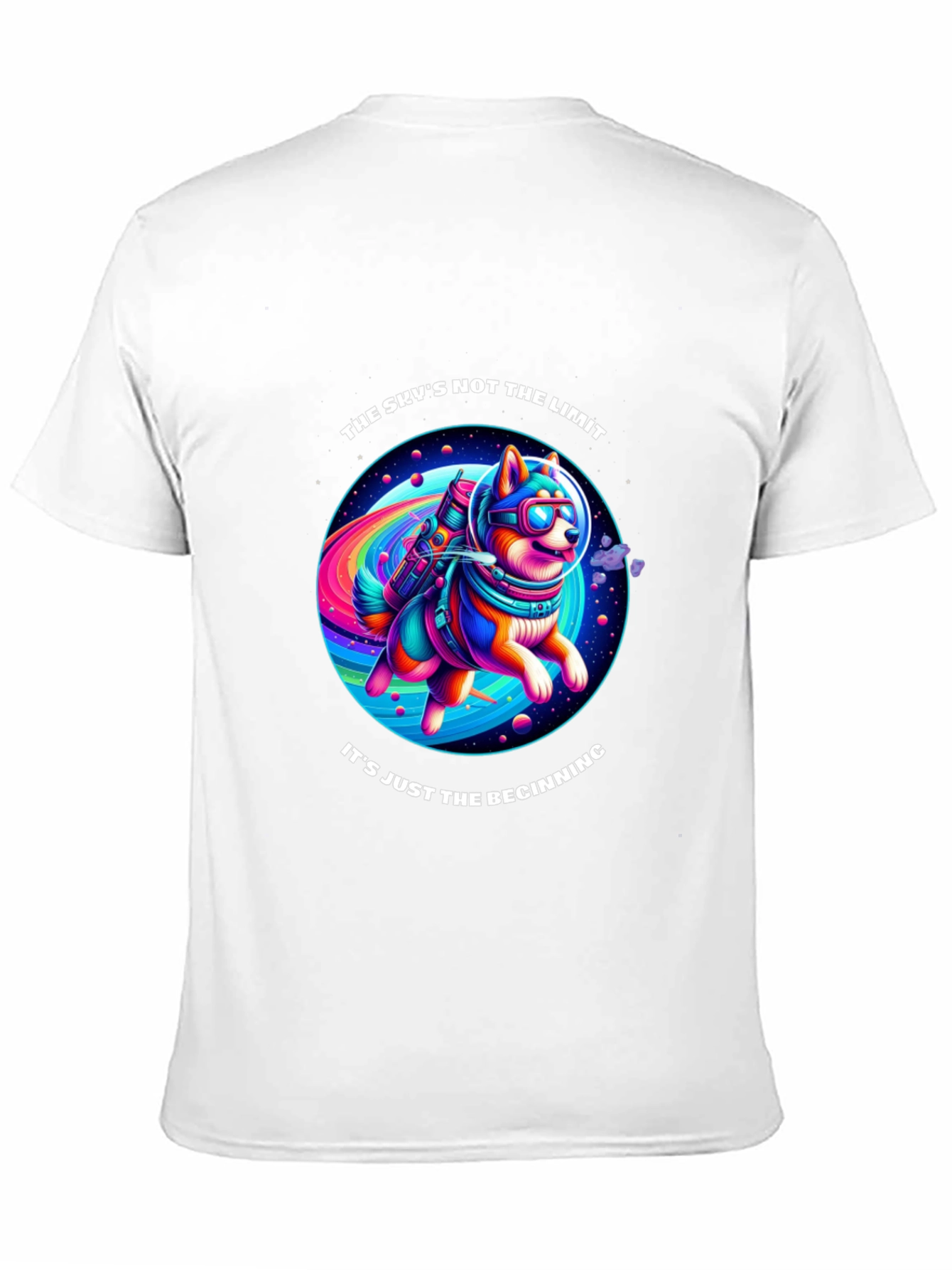 Space Dog T-Shirt: The Skys Not The Limit!