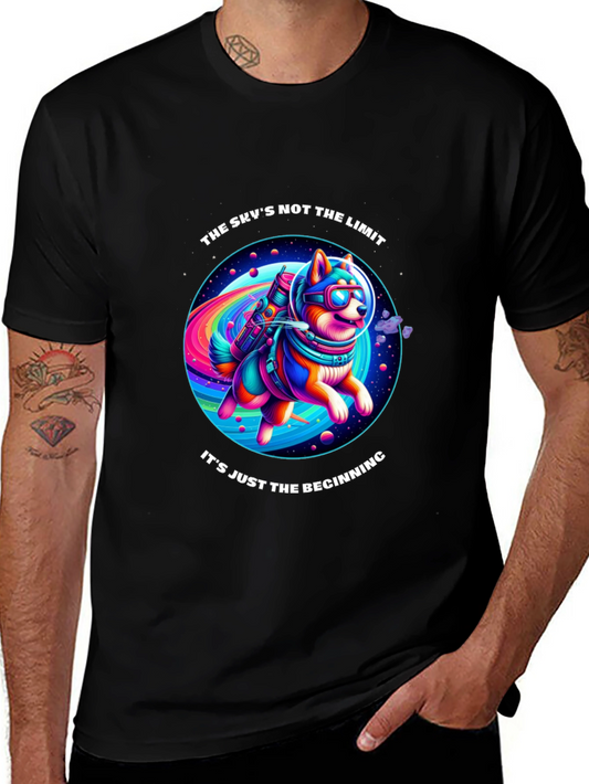 Space Dog T-Shirt: The Skys Not The Limit!