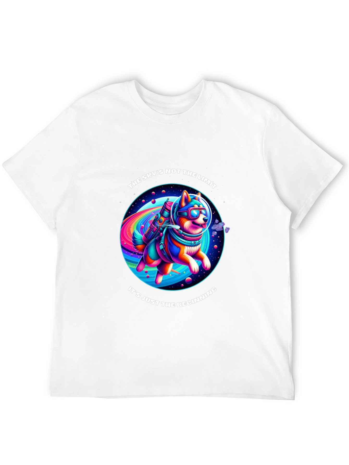 Space Dog T-Shirt: The Skys Not The Limit!