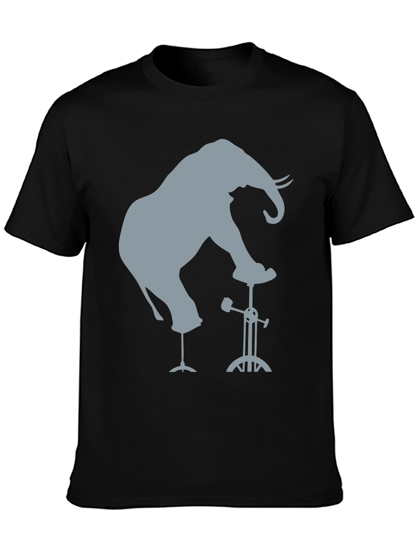 Elephant Balance Act T-Shirt - Novelty Graphic Tee