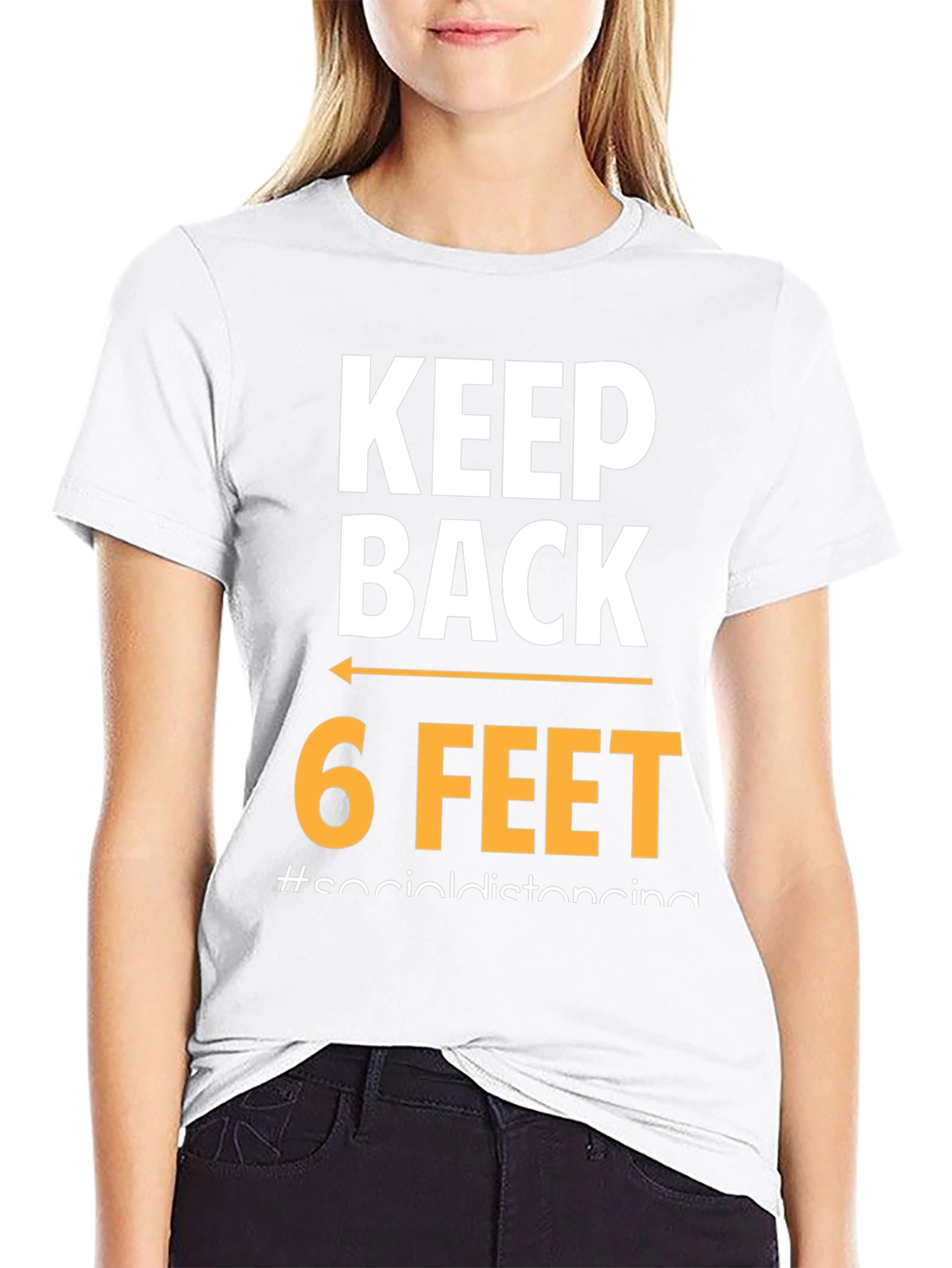 Keep Back 6 Feet Social Distancing T-Shirt