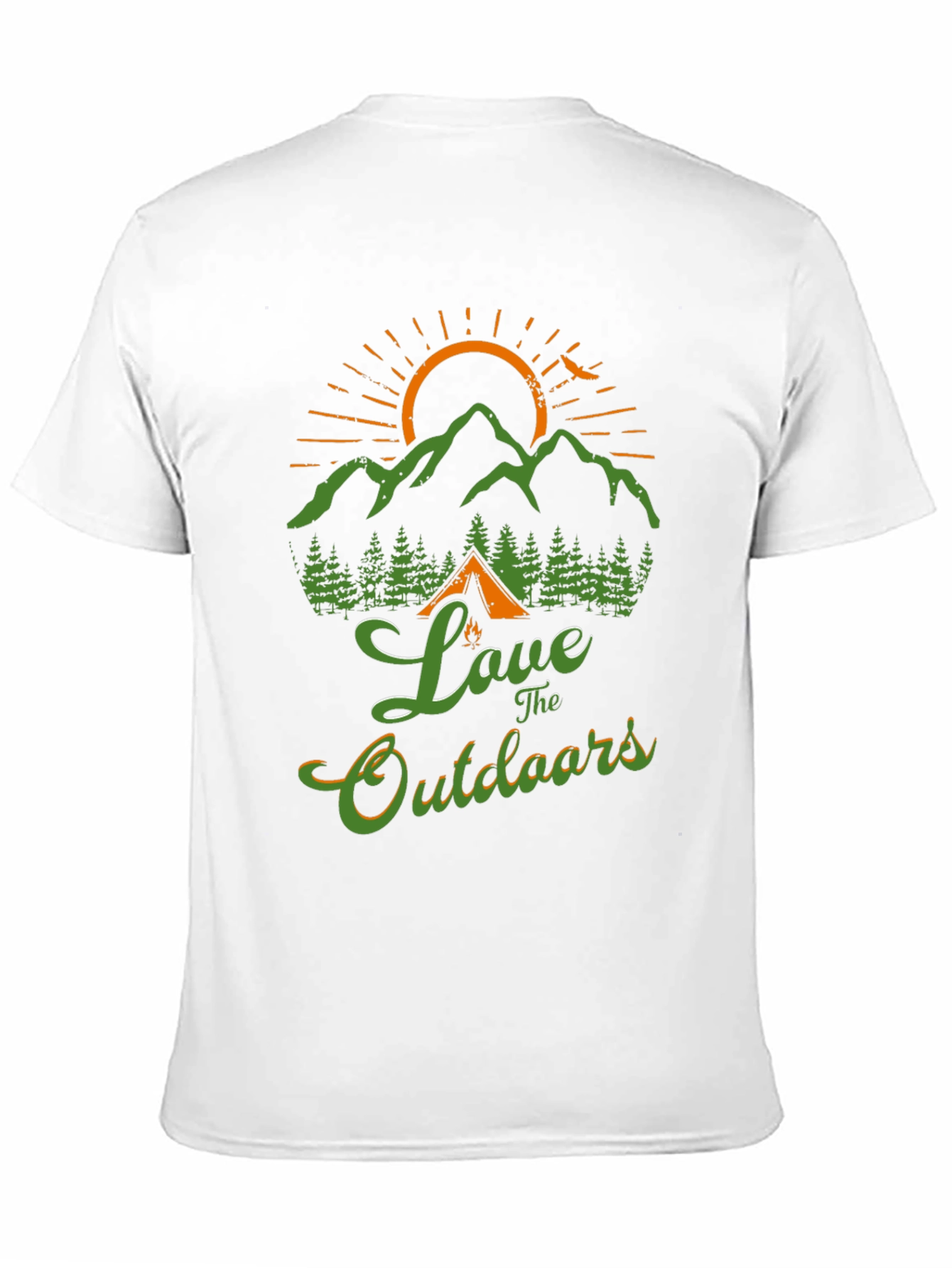 Love The Outdoors Graphic T-Shirt Camping Nature Tee
