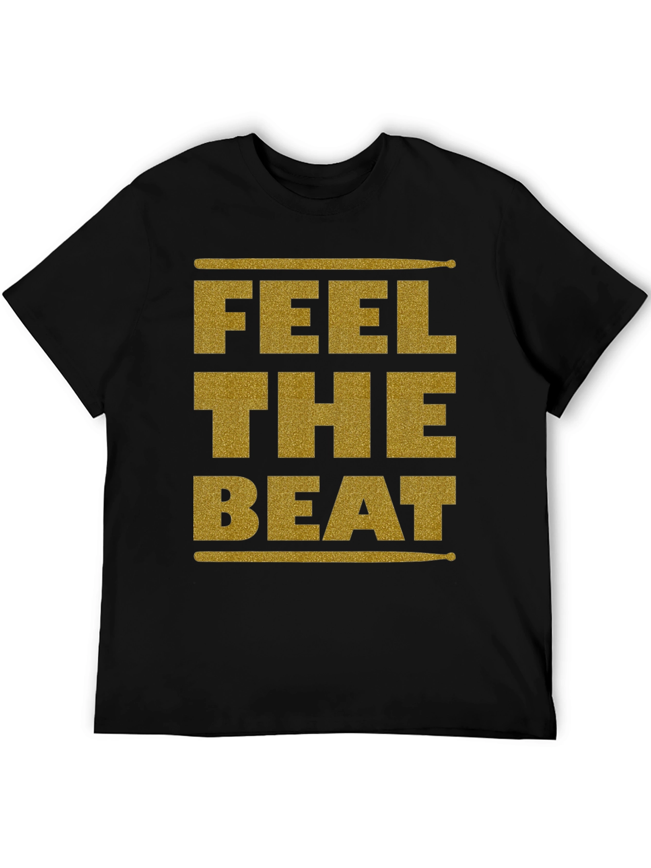 Feel the Beat Graphic Tee - Drummer T-Shirt