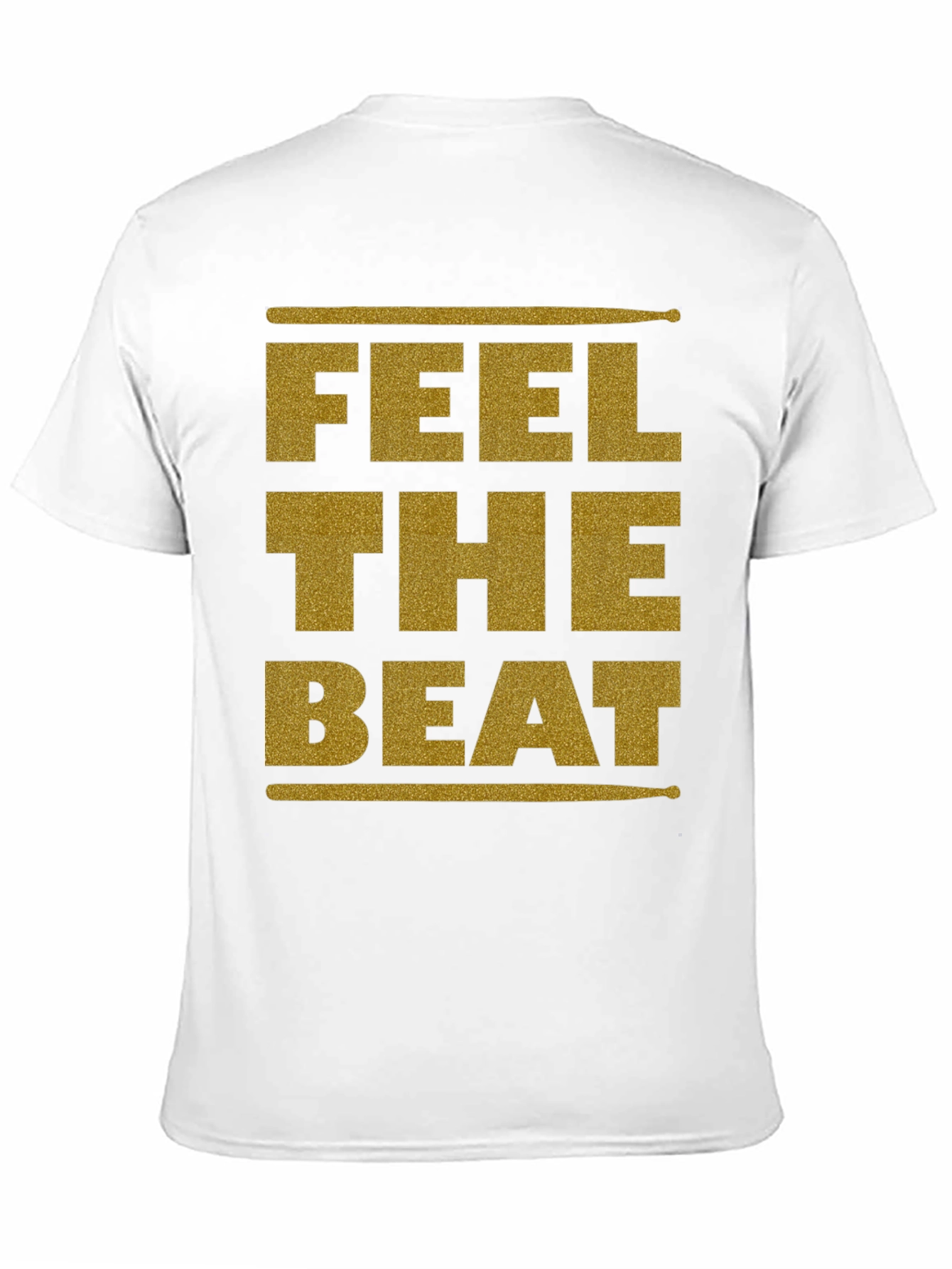 Feel the Beat Graphic Tee - Drummer T-Shirt