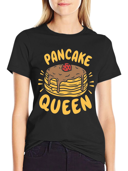 Pancake Queen Graphic T-Shirt - Foodie Fashion