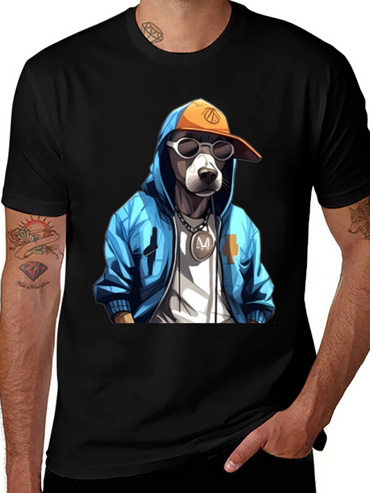 Cool Dog Graphic Tee - Urban Style