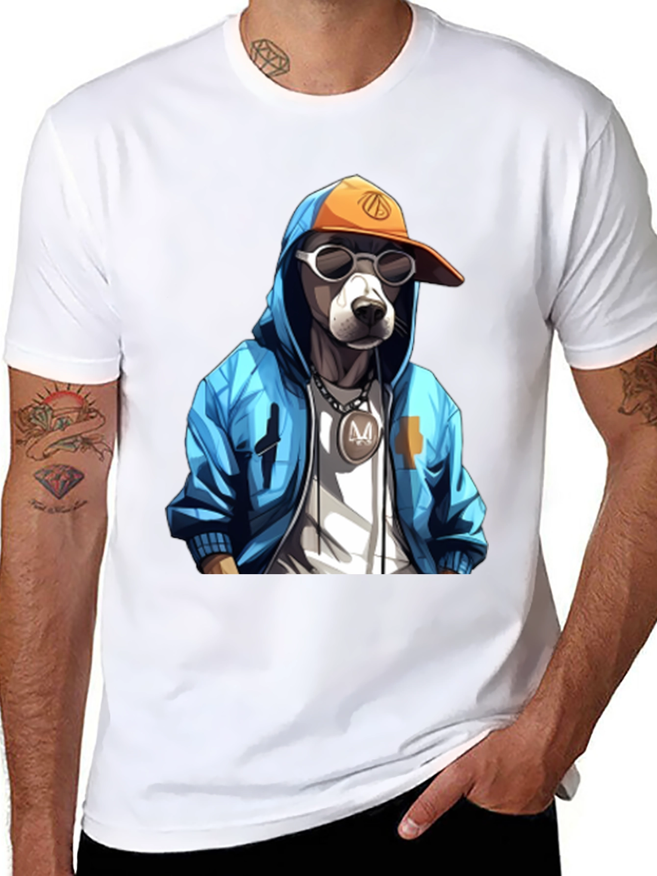 Cool Dog Graphic Tee - Urban Style