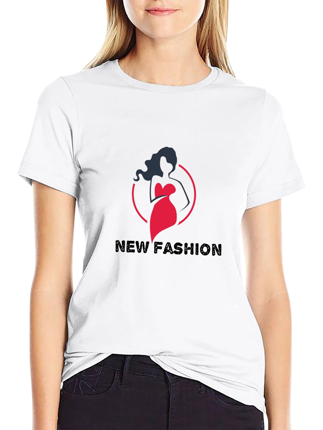 Stylish Black New Fashion Graphic Tee