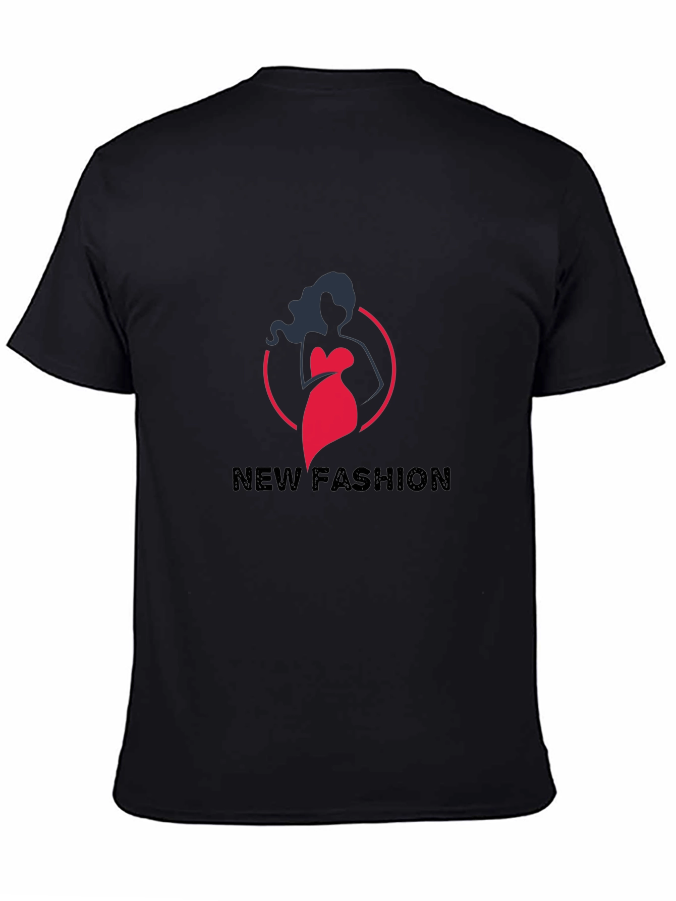 Stylish Black New Fashion Graphic Tee