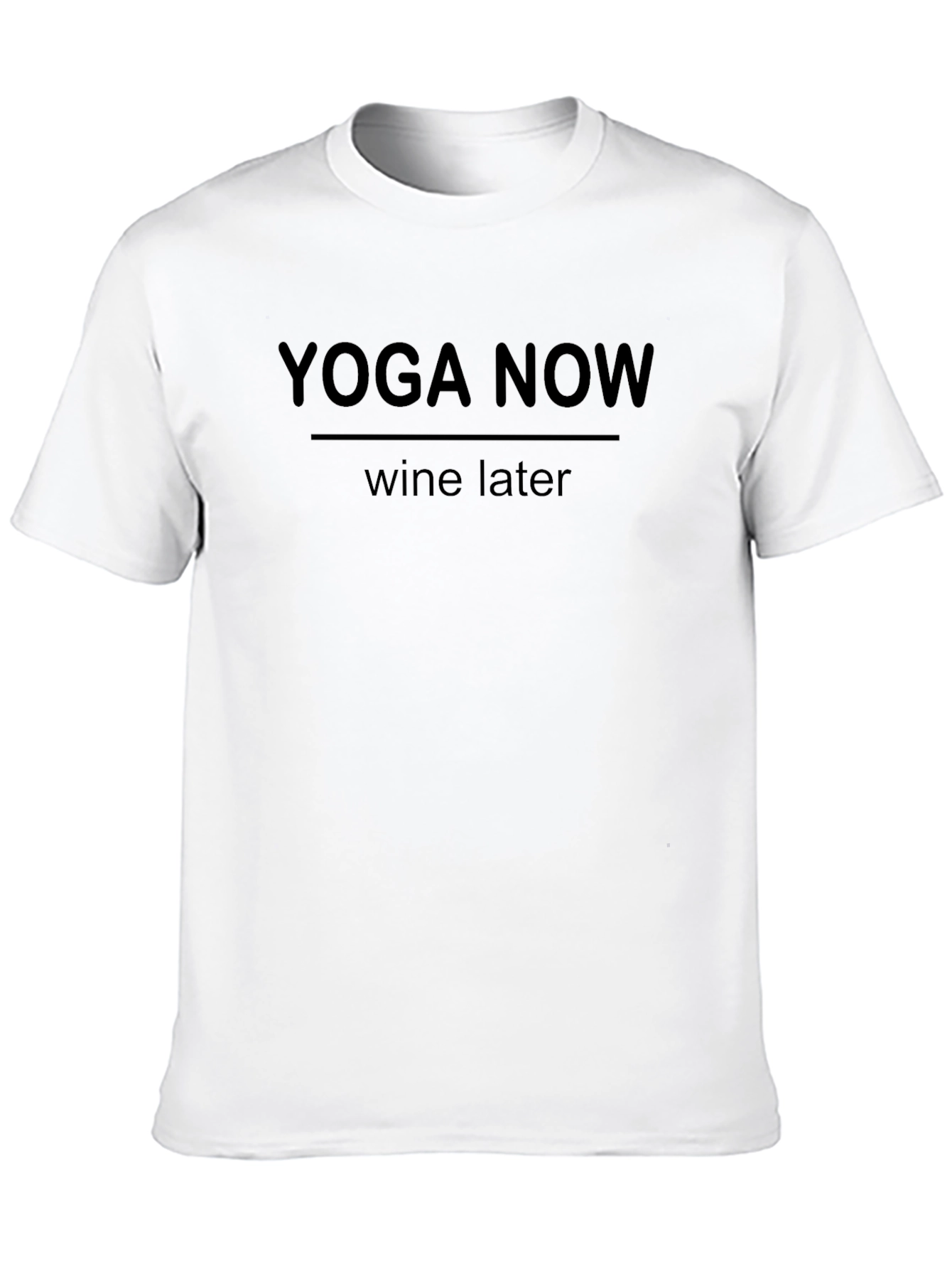 Yoga Now Wine Later Graphic Tee