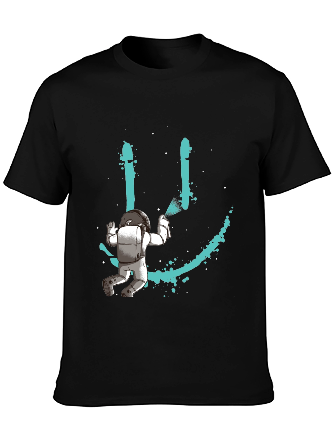 Astronaut Painting a Smile T-Shirt