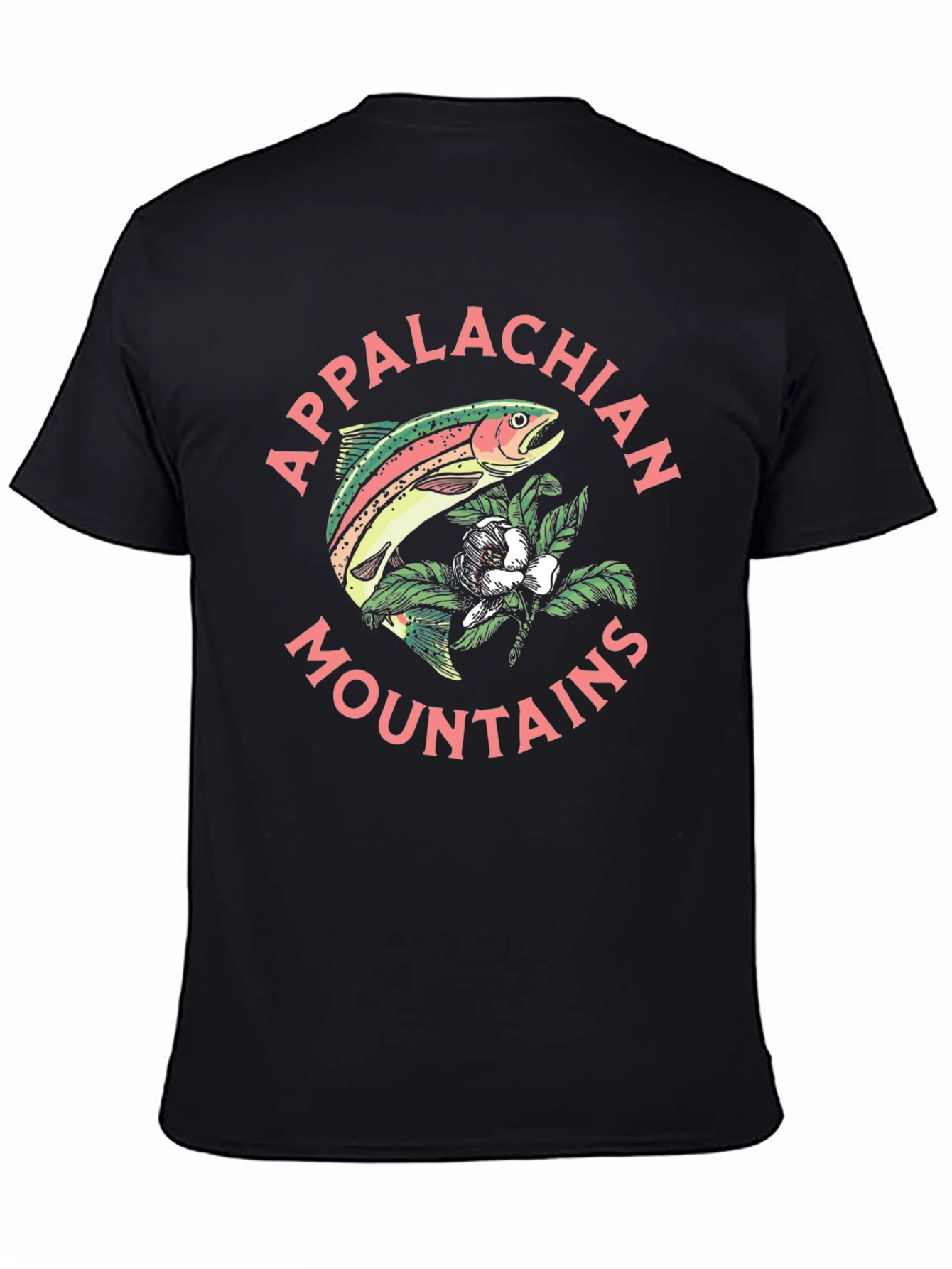 Appalachian Mountains Fish Graphic Tee