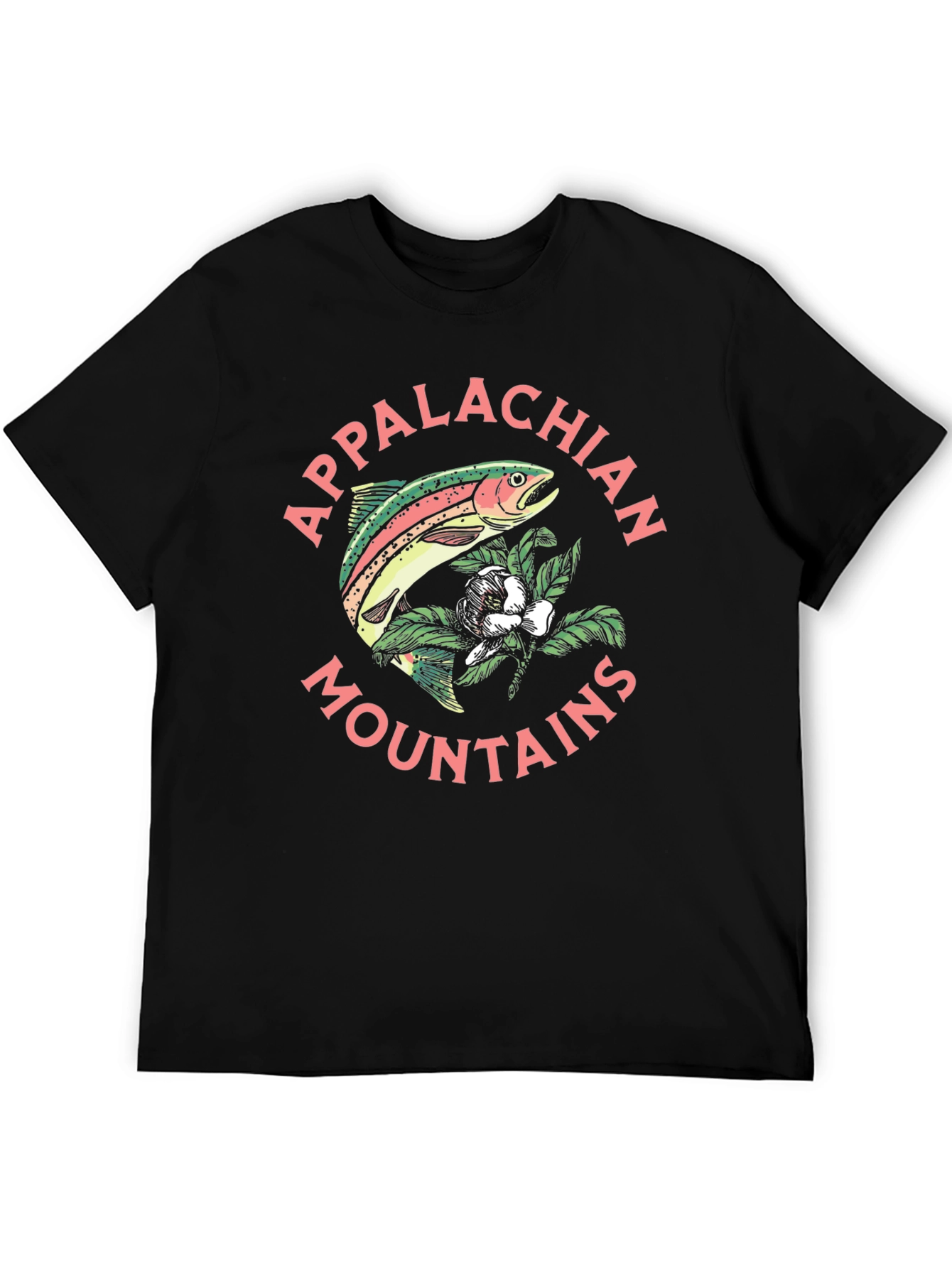 Appalachian Mountains Fish Graphic Tee