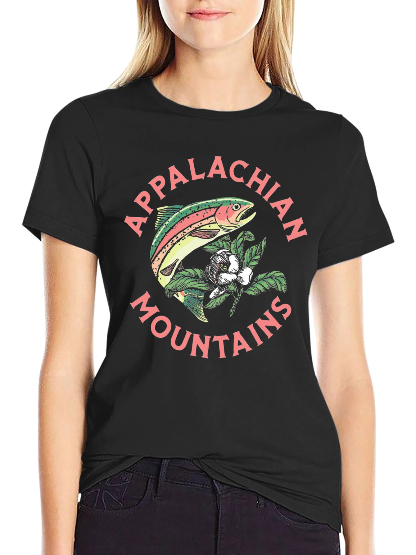 Appalachian Mountains Fish Graphic Tee
