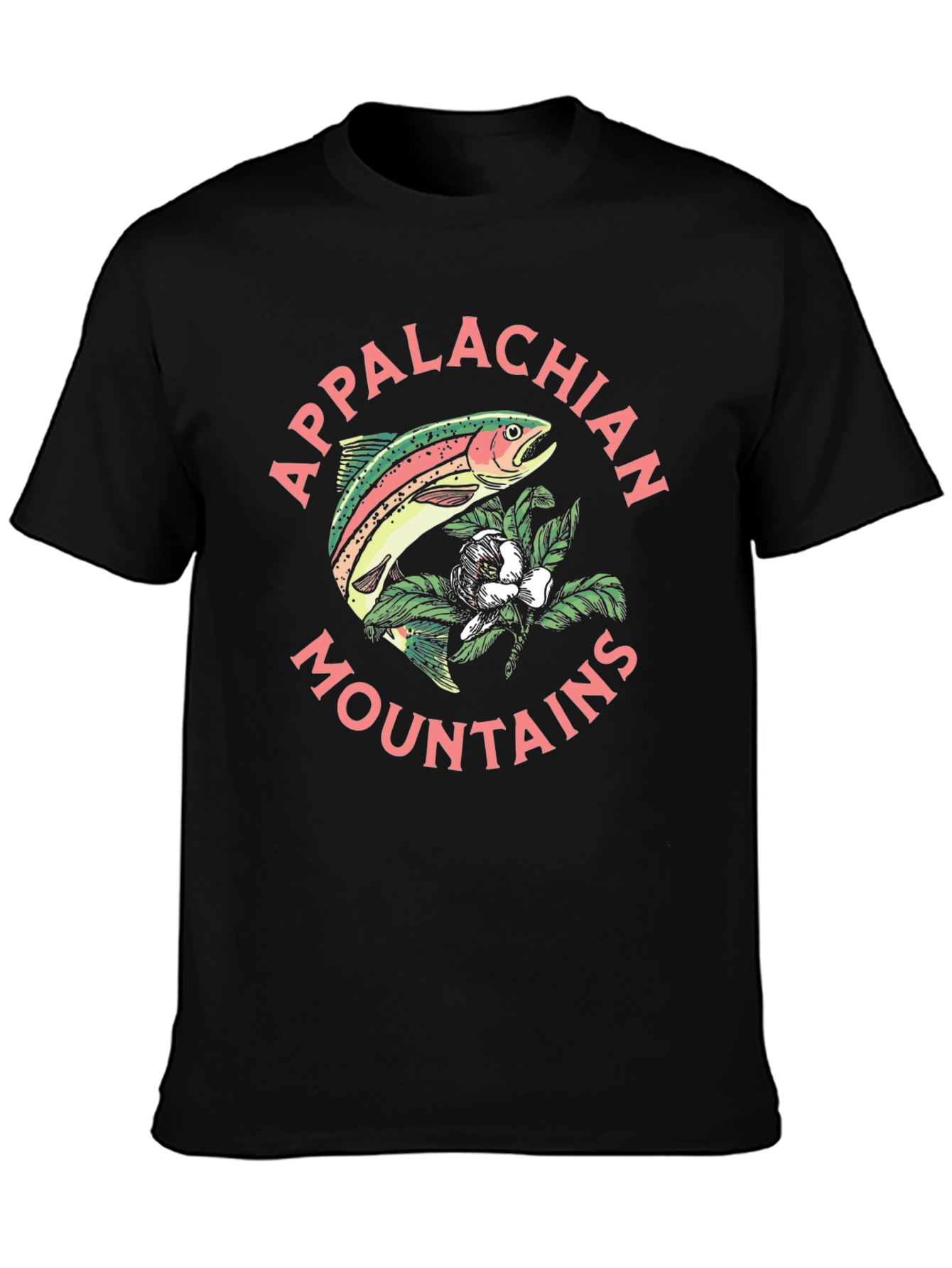 Appalachian Mountains Fish Graphic Tee