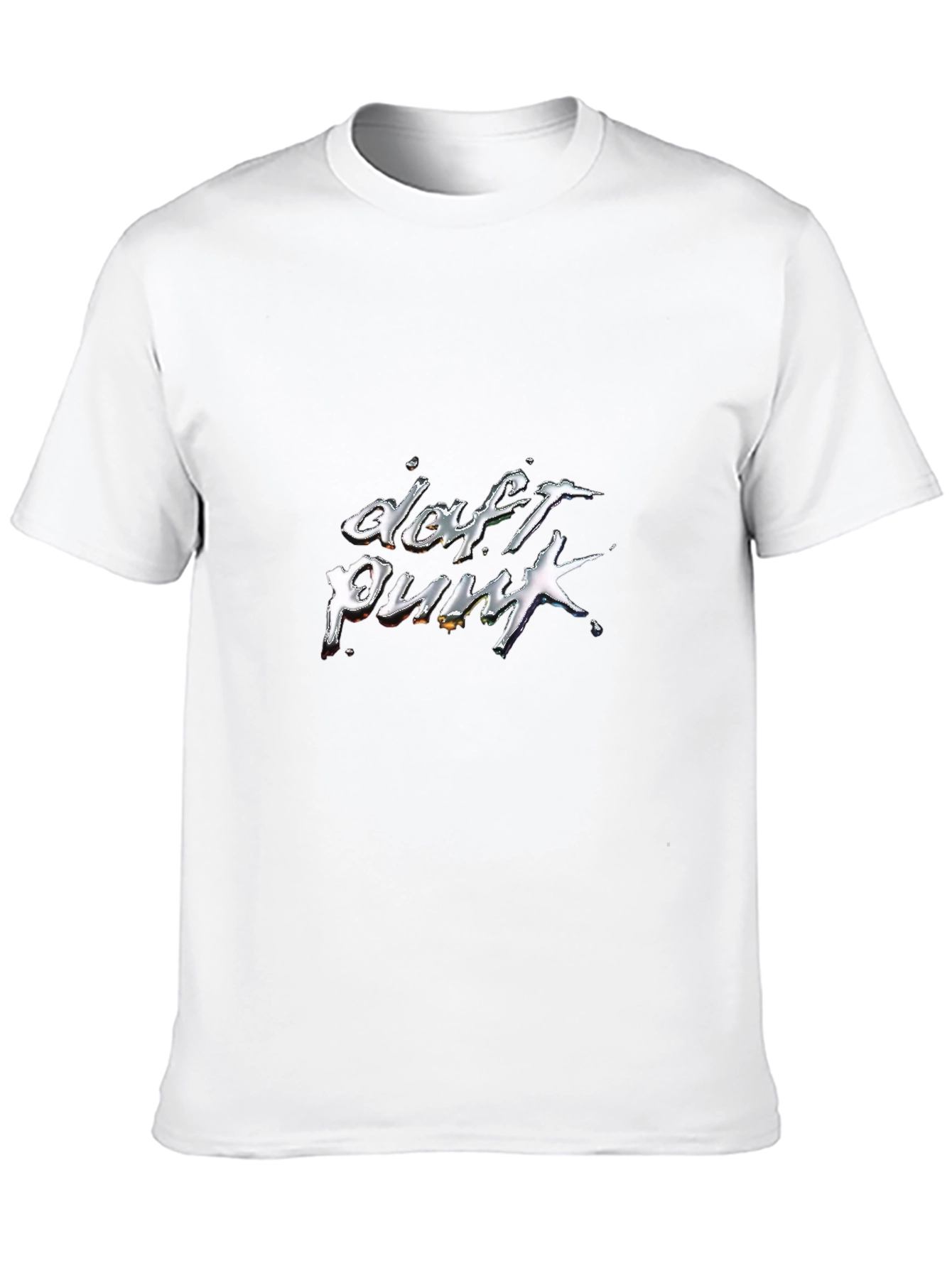 Daft Punk Graphic Tee - Black Cotton T-Shirt