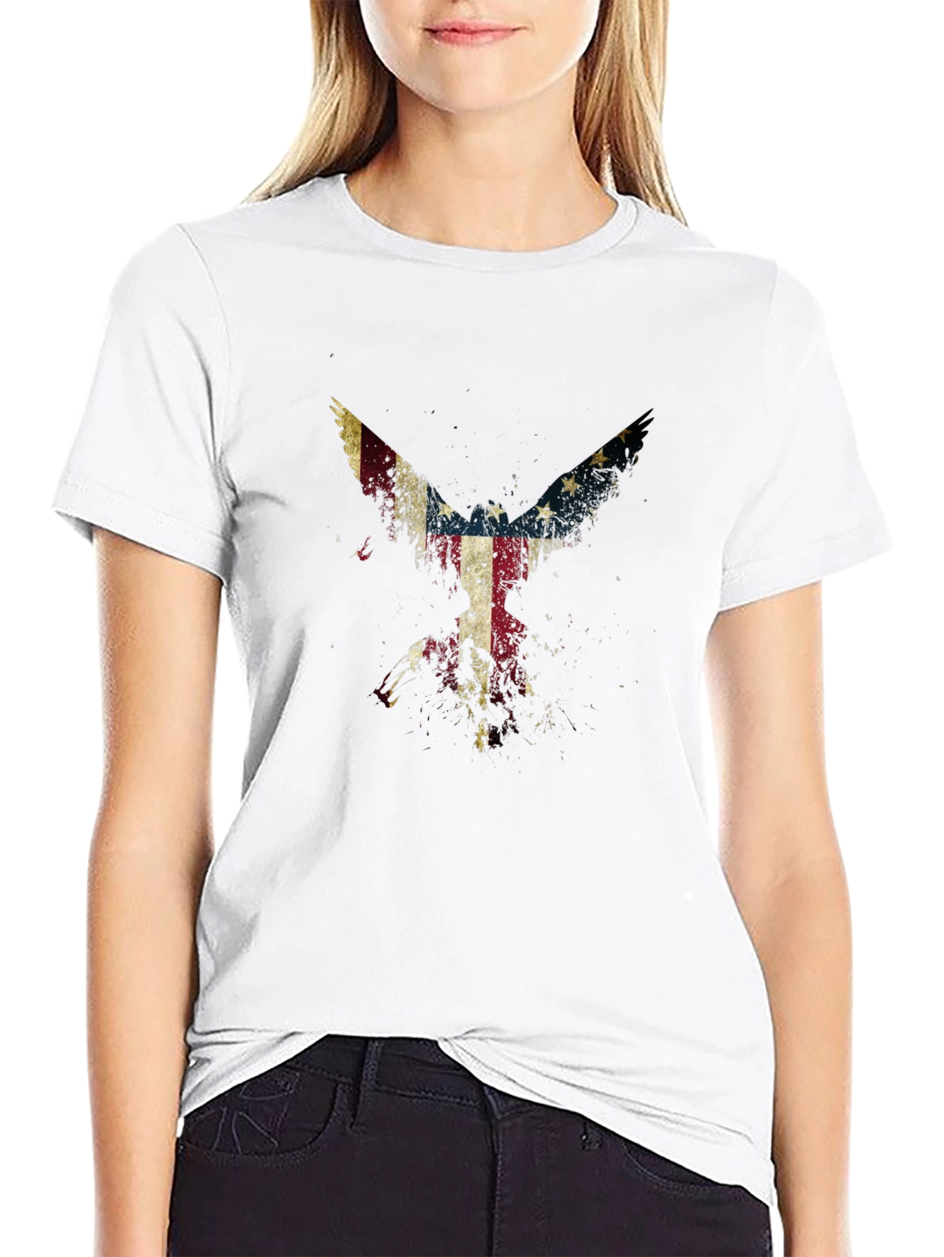 American Flag Eagle T-Shirt - Patriotic Design