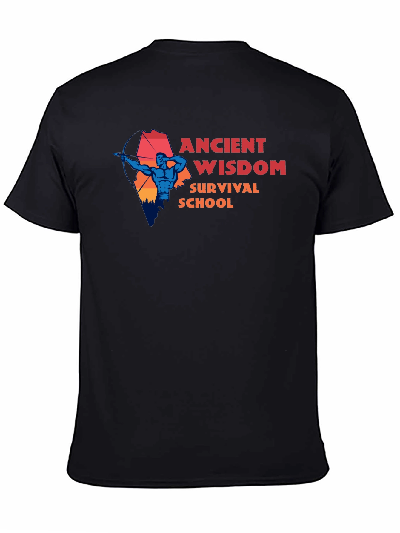 Ancient Wisdom Survival School Graphic Tee