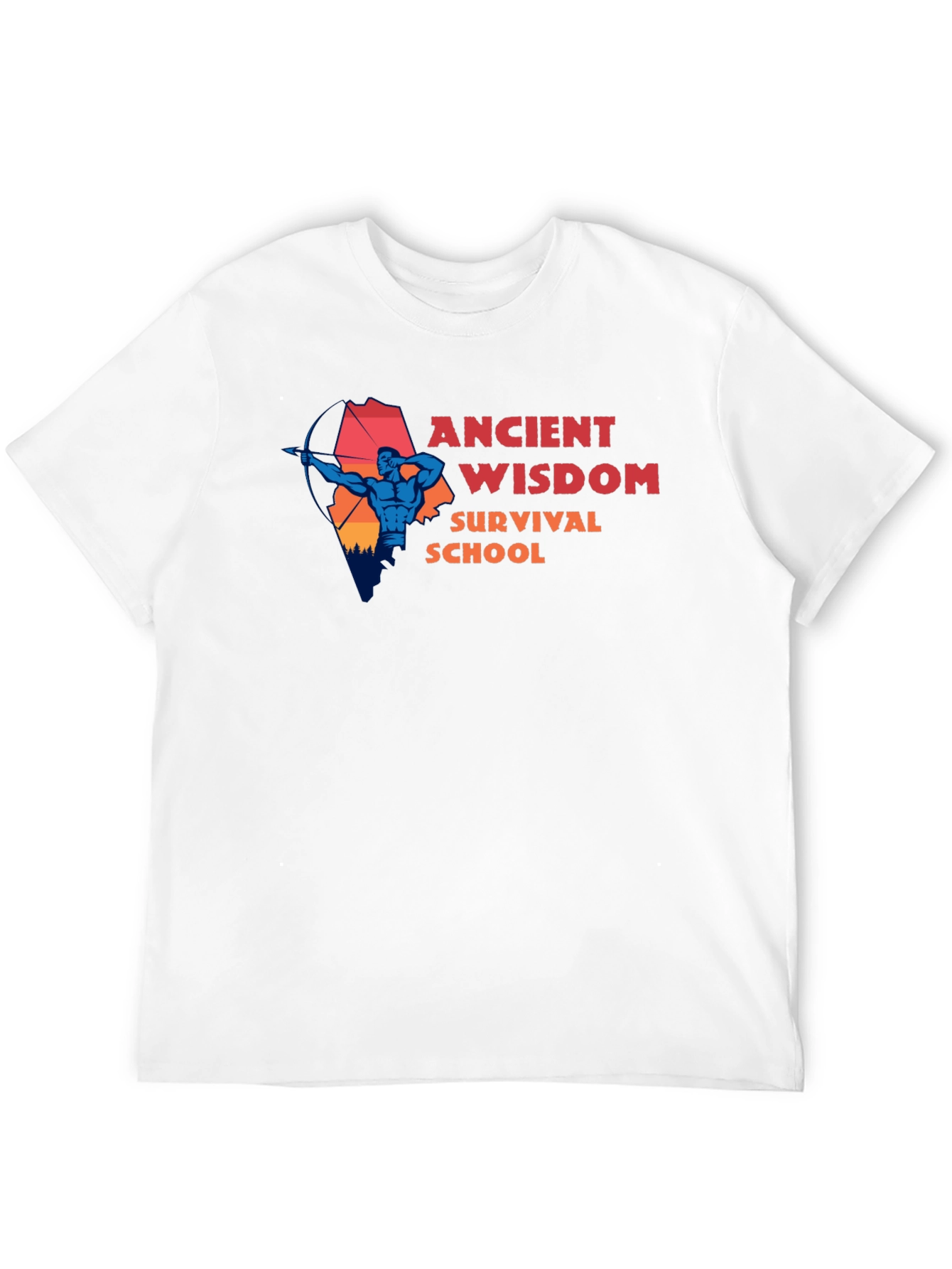 Ancient Wisdom Survival School Graphic Tee