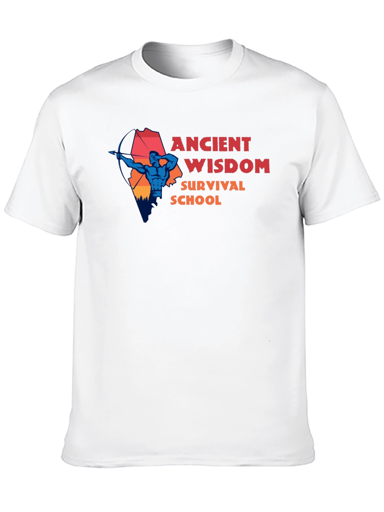 Ancient Wisdom Survival School Graphic Tee