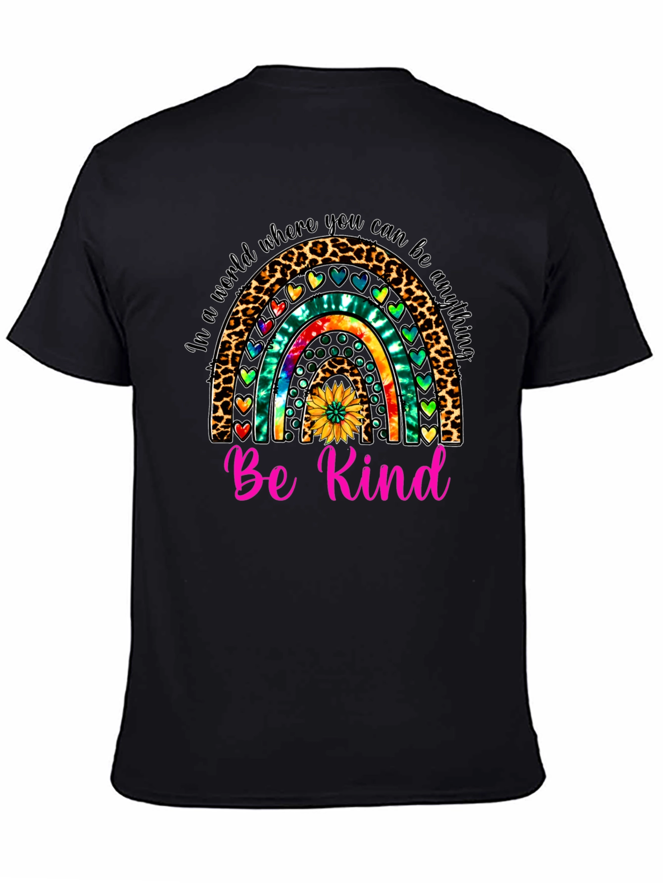 Be Kind Rainbow Graphic Tee