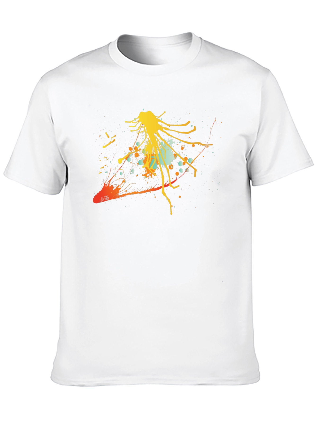 Abstract Art Black T-Shirt