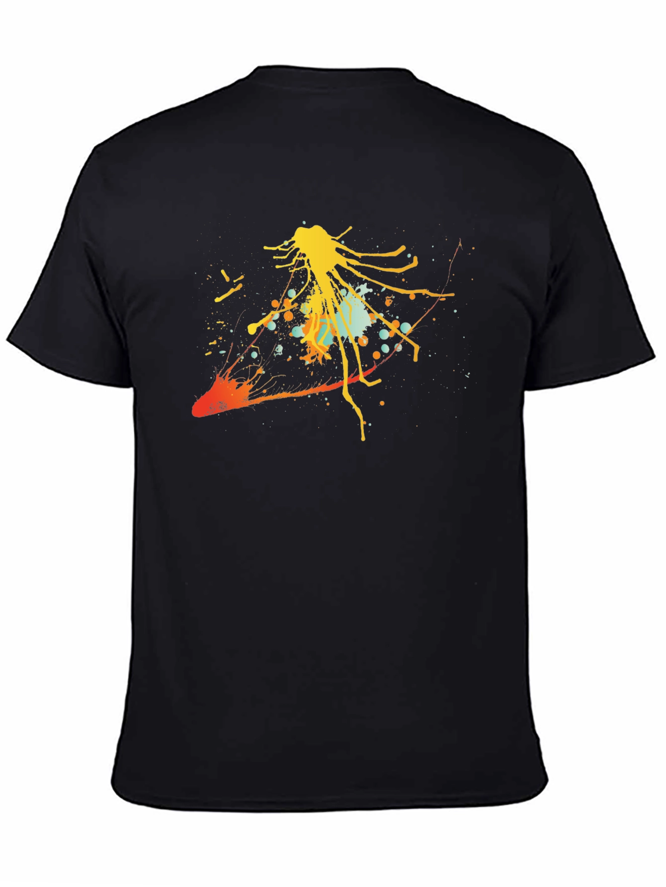 Abstract Art Black T-Shirt