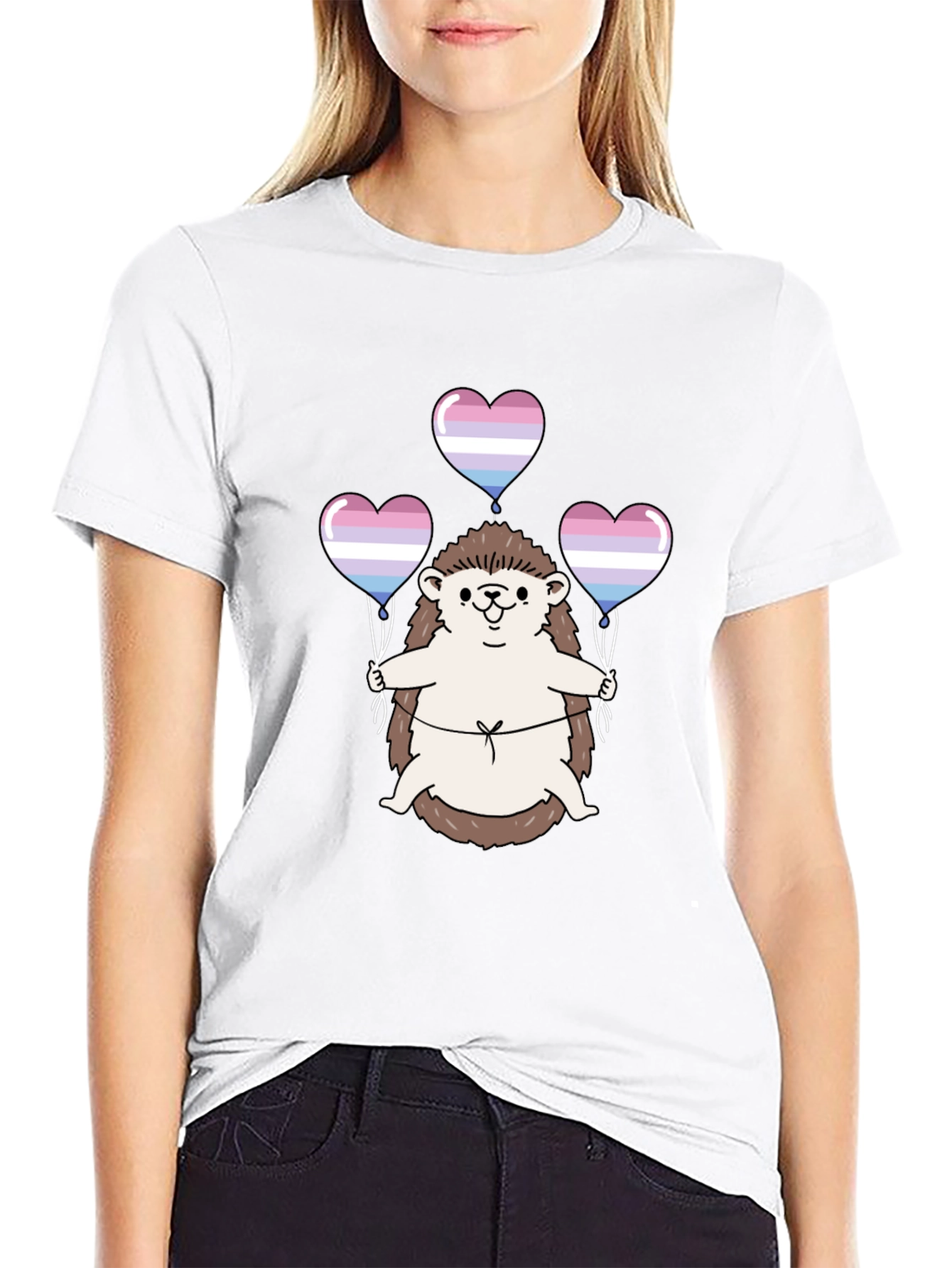 Hedgehog Trans Pride T-Shirt