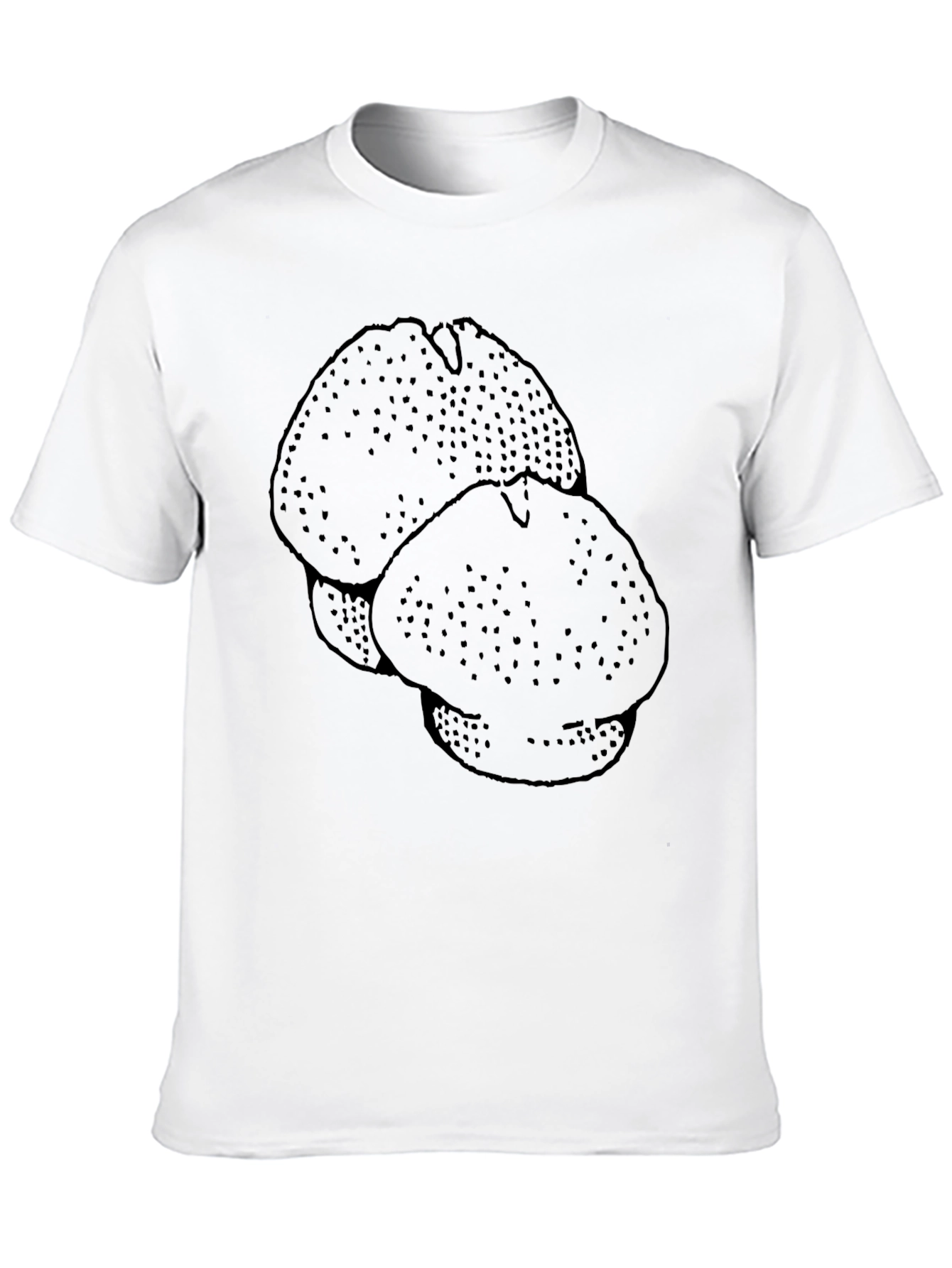 Black Morel Mushroom Graphic Tee