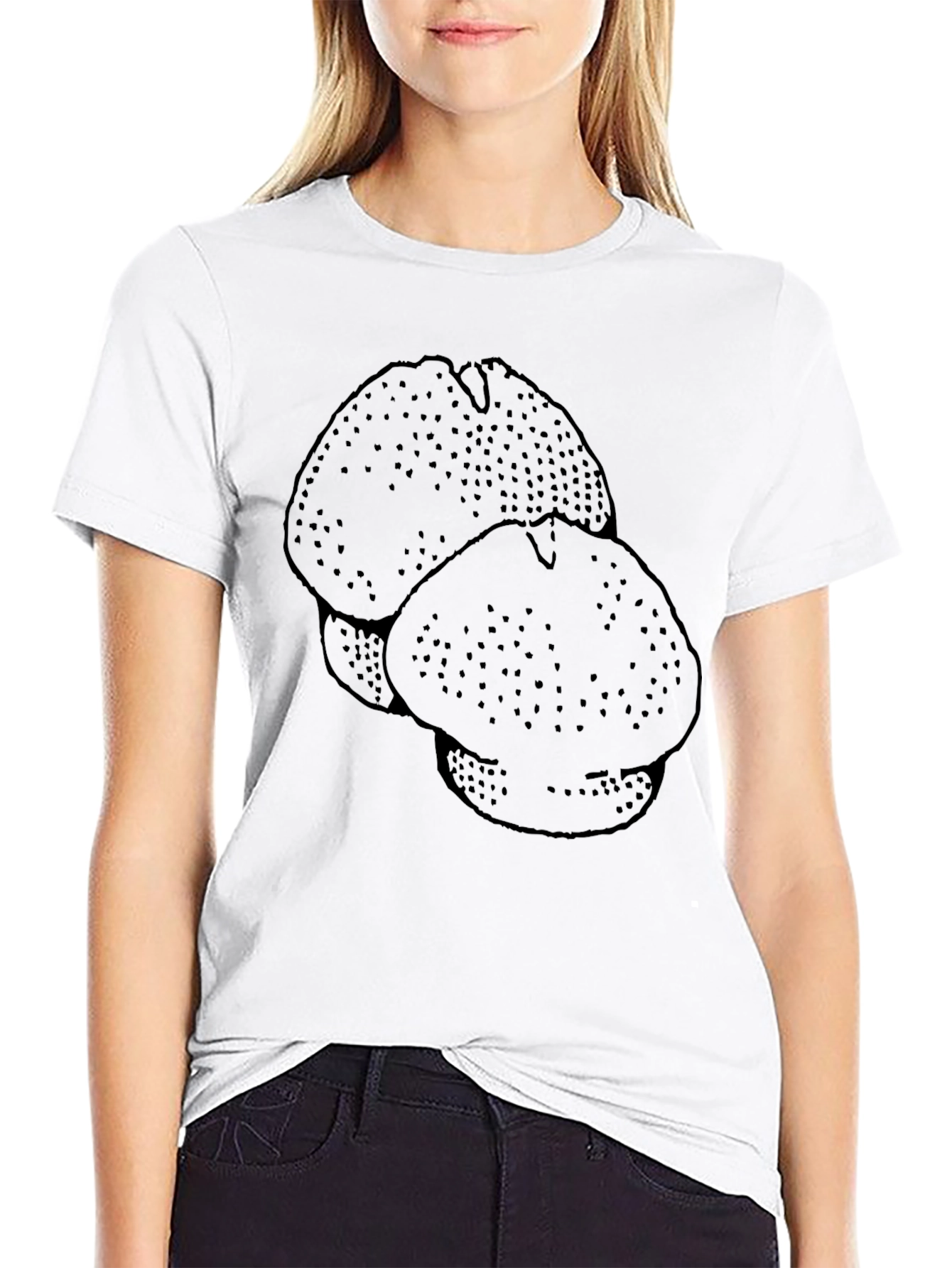 Black Morel Mushroom Graphic Tee