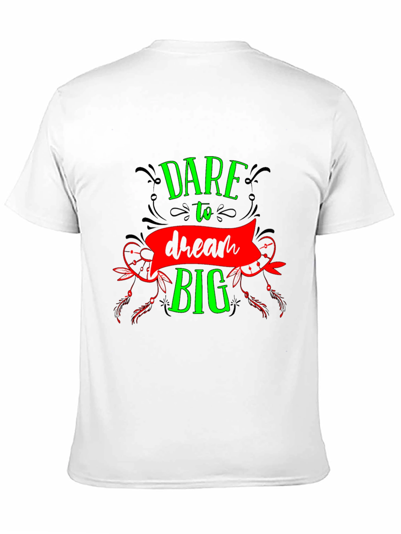 Dare to Dream Big Graphic Tee - Black