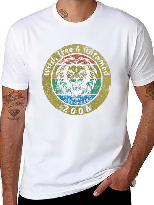 Wild Free & Untamed Lion Graphic Tee - November 2006