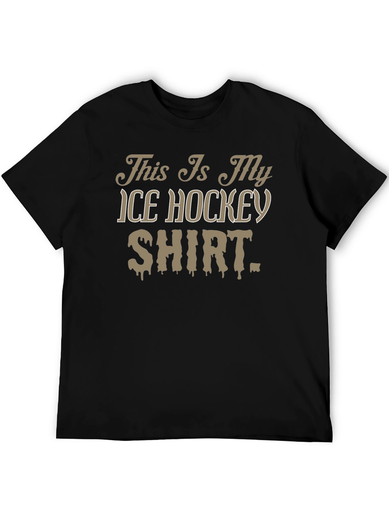 Ice Hockey Shirt Novelty T-Shirt