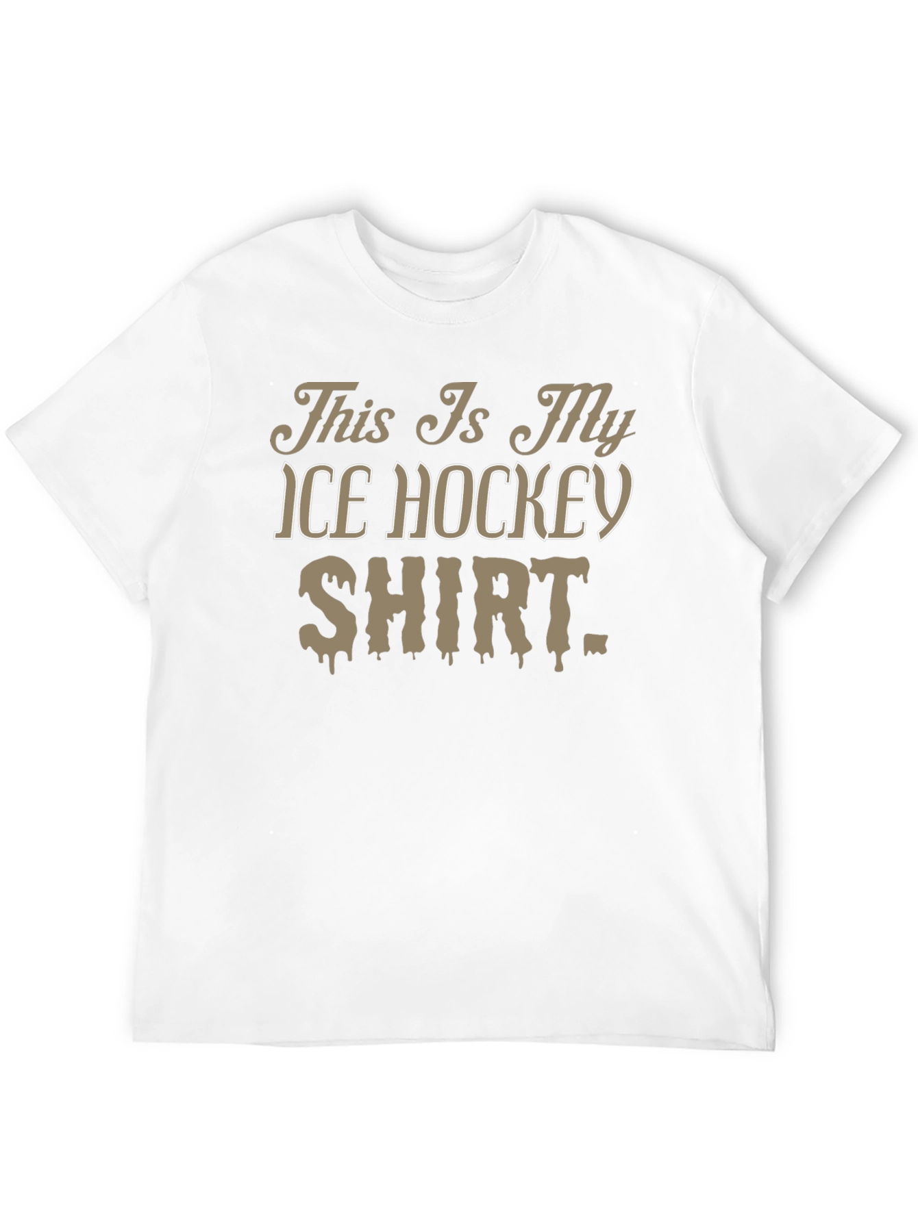 Ice Hockey Shirt Novelty T-Shirt