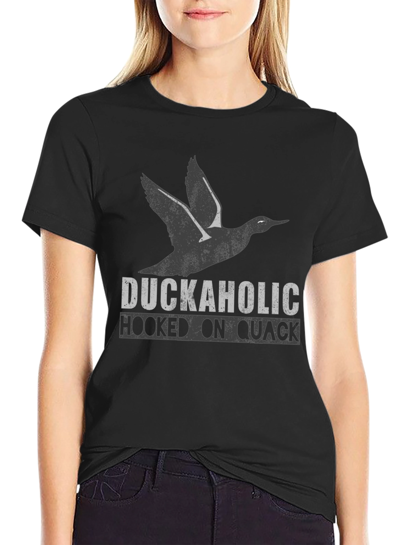 Duckaholic T-Shirt: Hooked on Quack