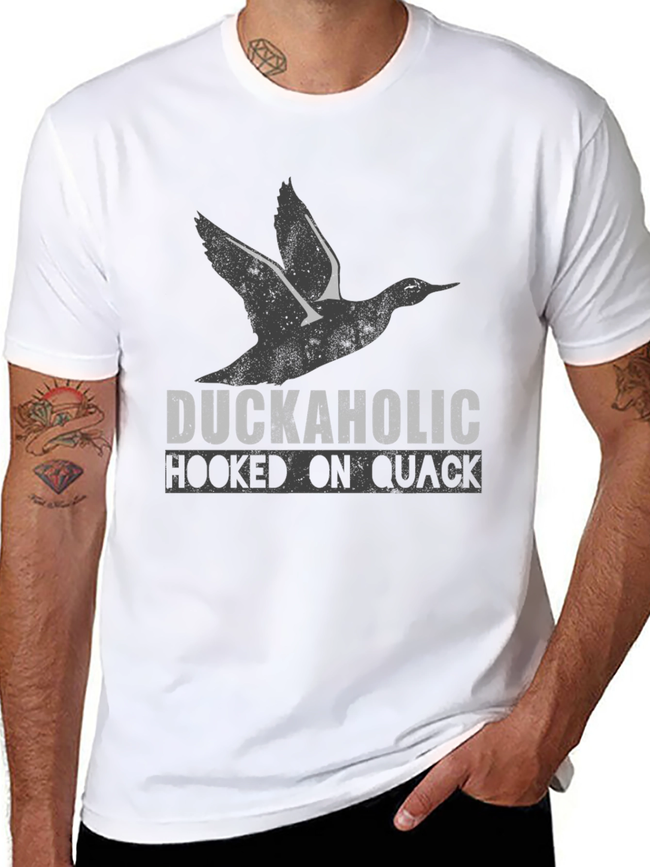 Duckaholic T-Shirt: Hooked on Quack