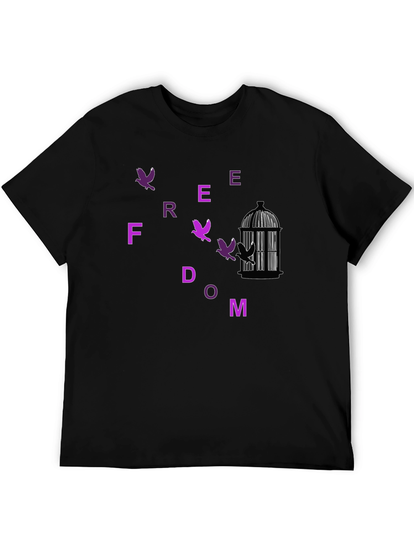 Freedom Birds Graphic T-Shirt - Stylish Unisex Tee