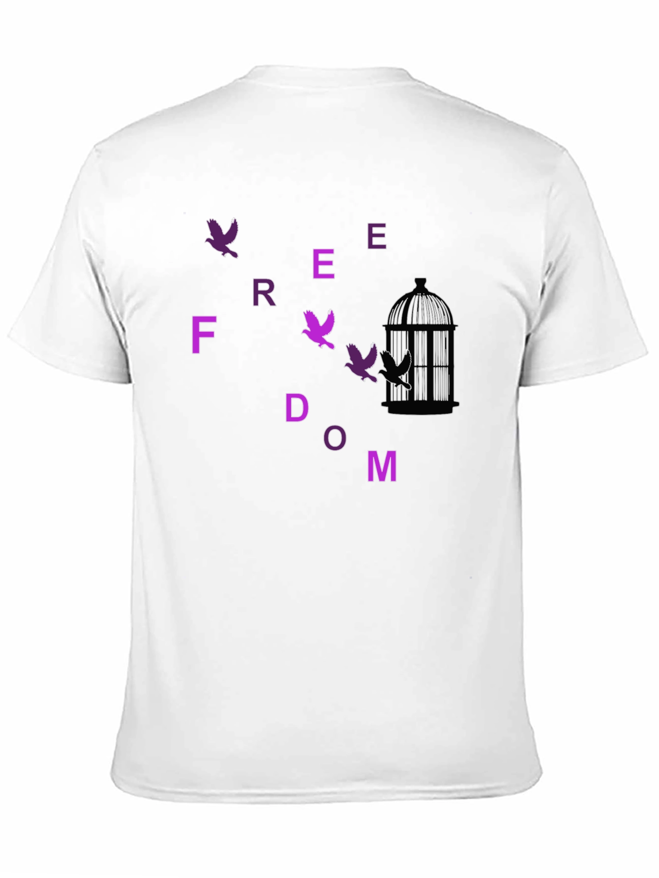 Freedom Birds Graphic T-Shirt - Stylish Unisex Tee