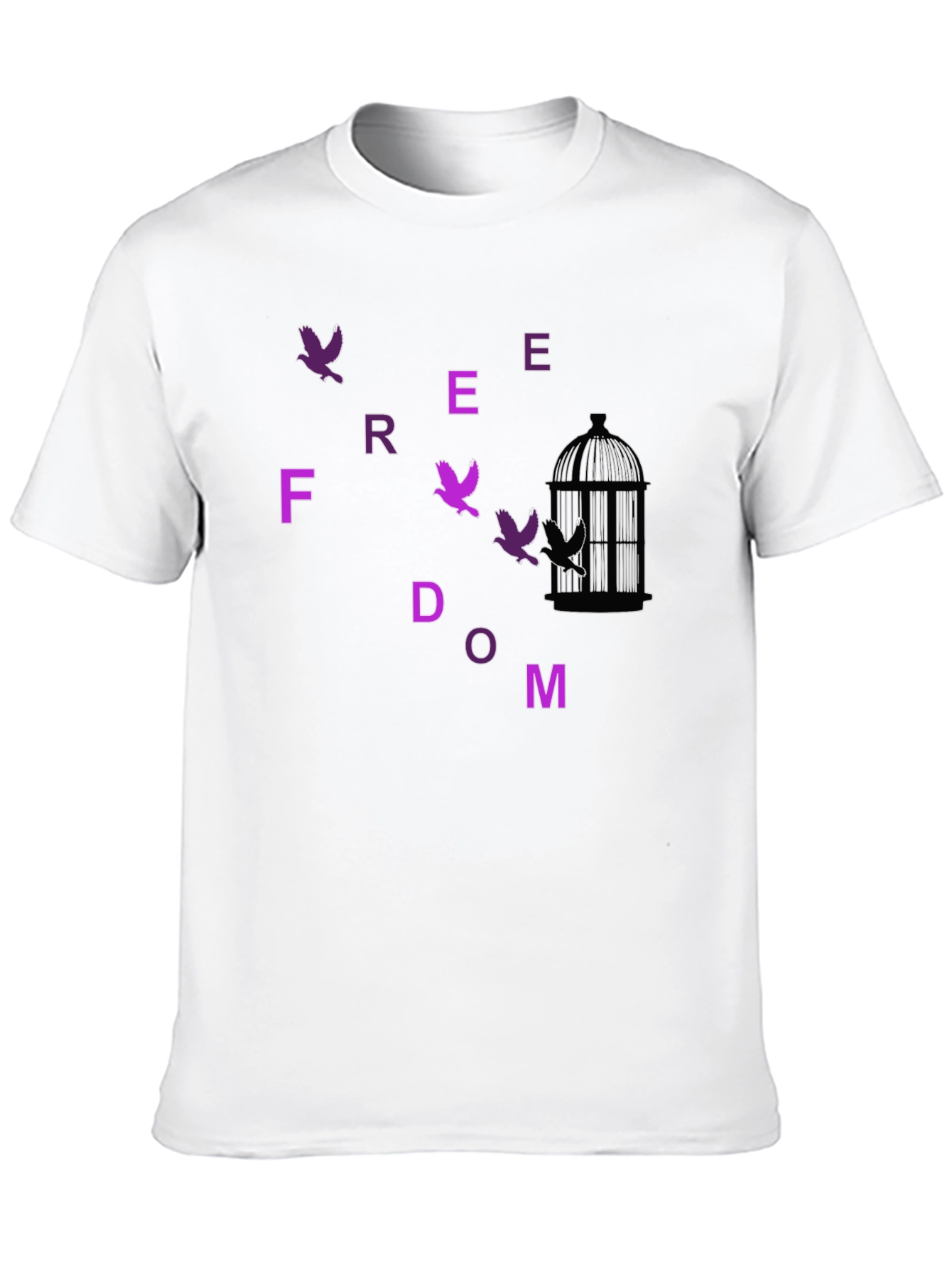 Freedom Birds Graphic T-Shirt - Stylish Unisex Tee