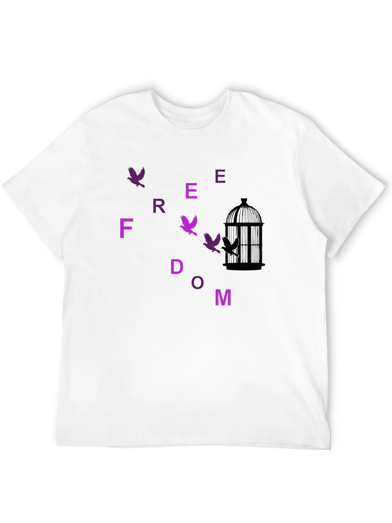 Freedom Birds Graphic T-Shirt - Stylish Unisex Tee