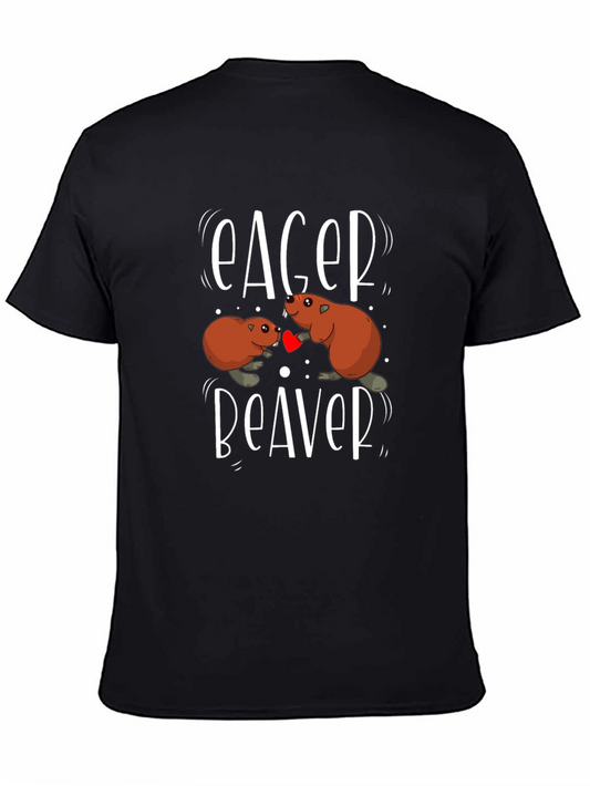 Eager Beaver Graphic Tee - Funny Animal Lover Shirt