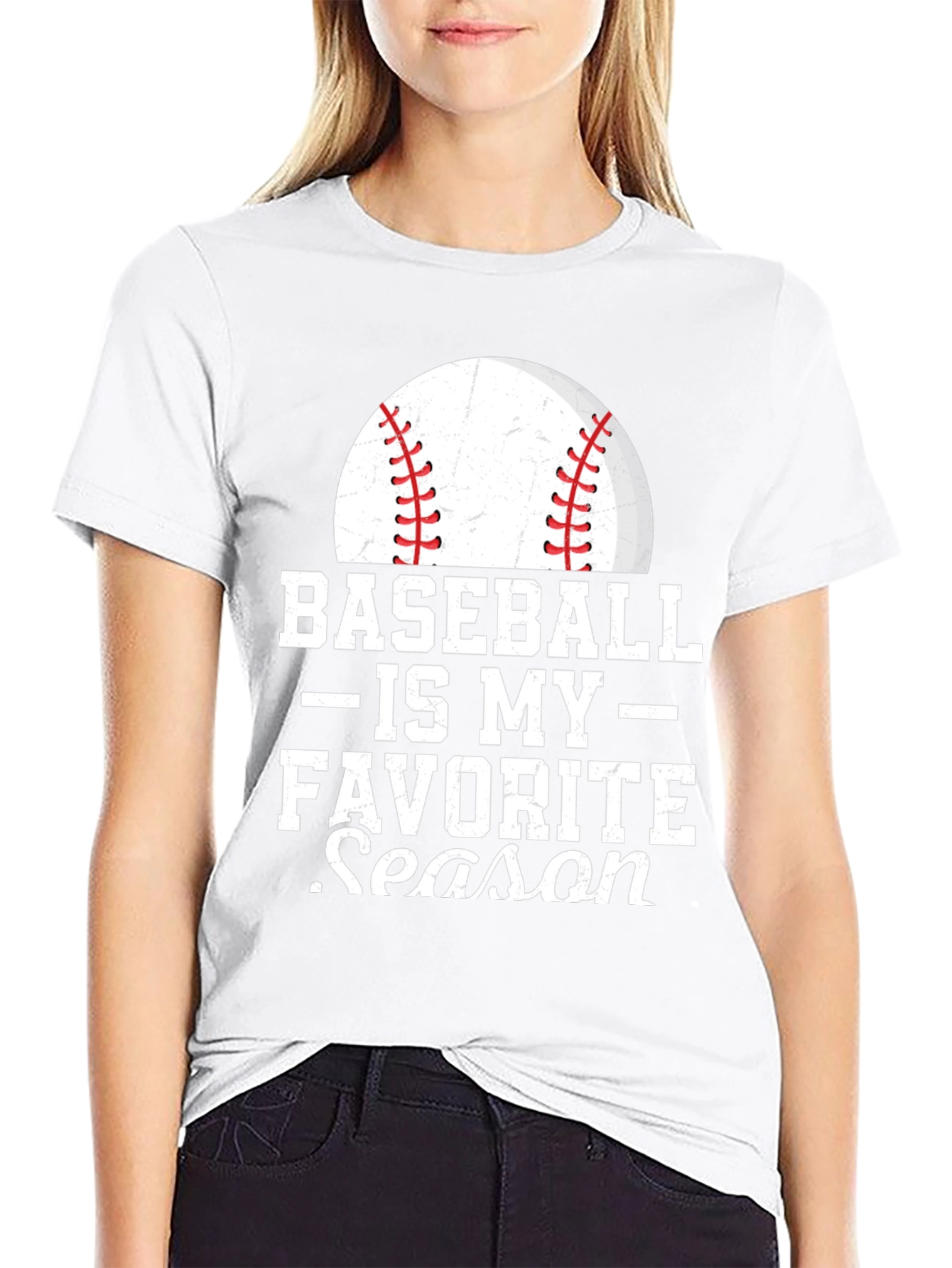 Baseball is my Favorite Season Graphic T-Shirt