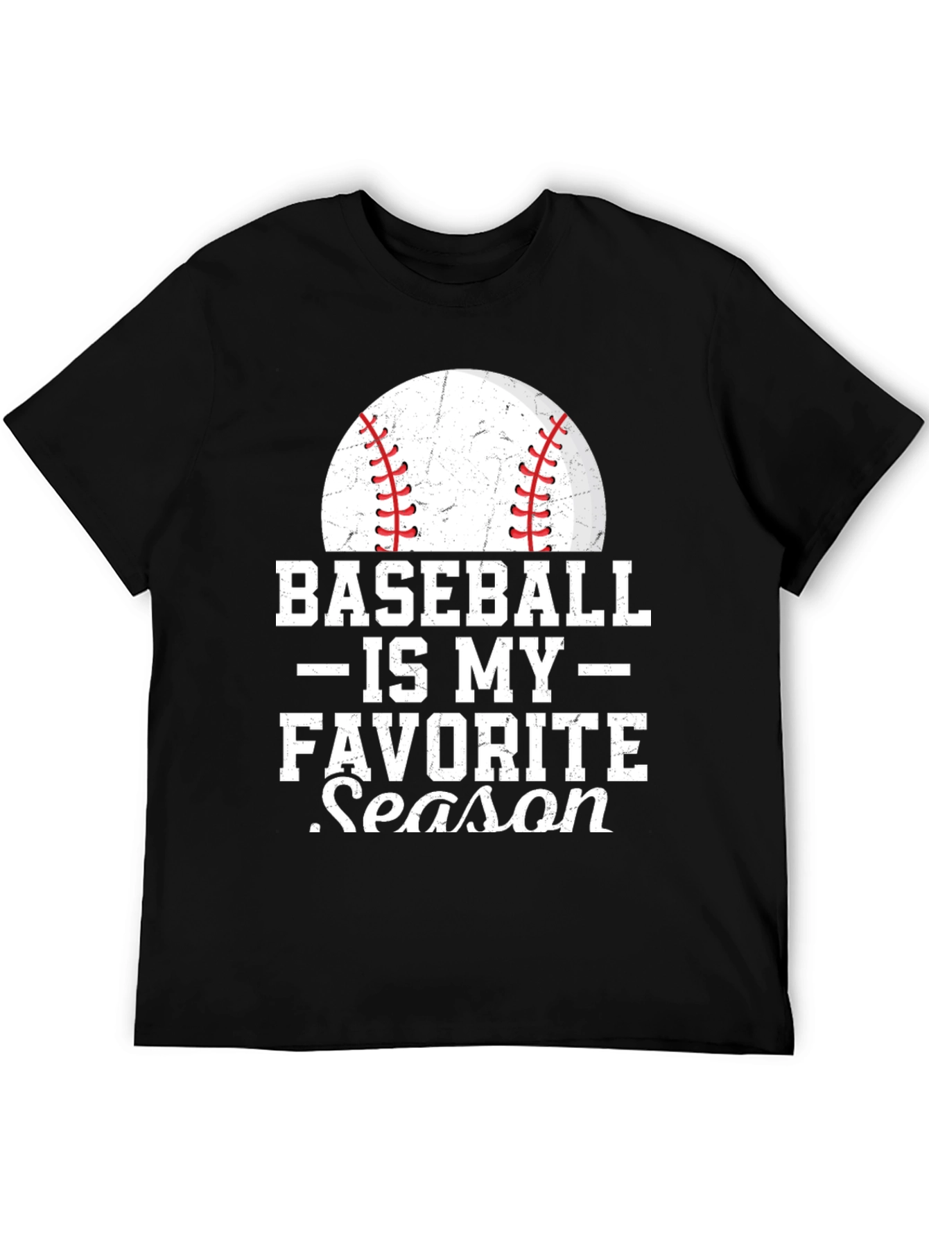Baseball is my Favorite Season Graphic T-Shirt