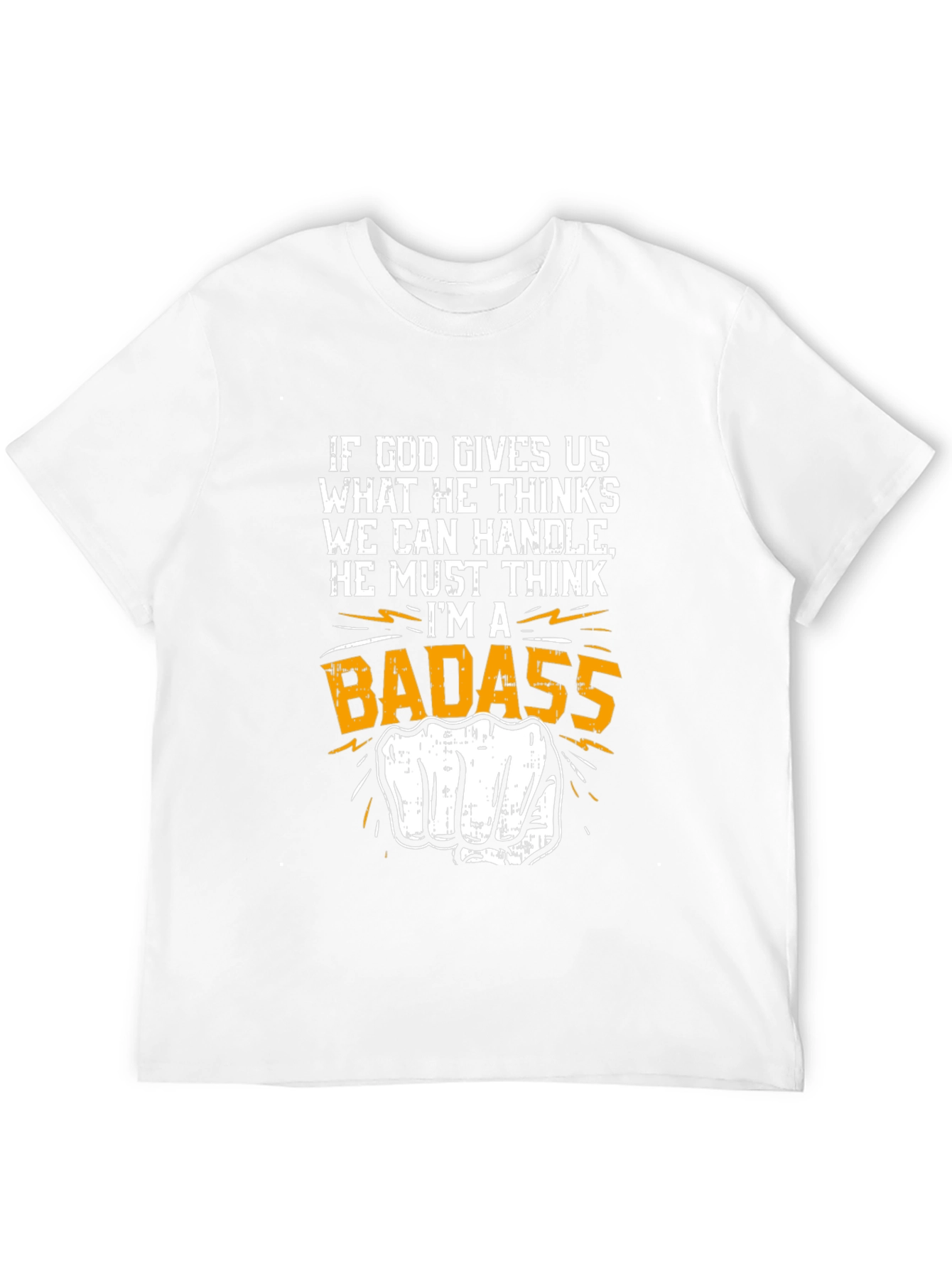 Badass Graphic Tee - Novelty Punch Design