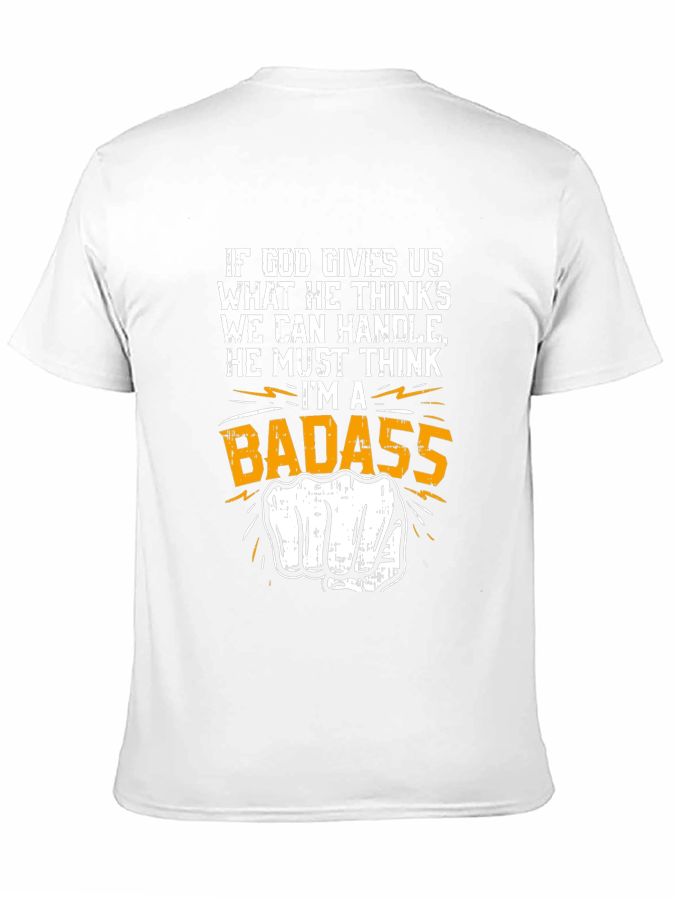 Badass Graphic Tee - Novelty Punch Design