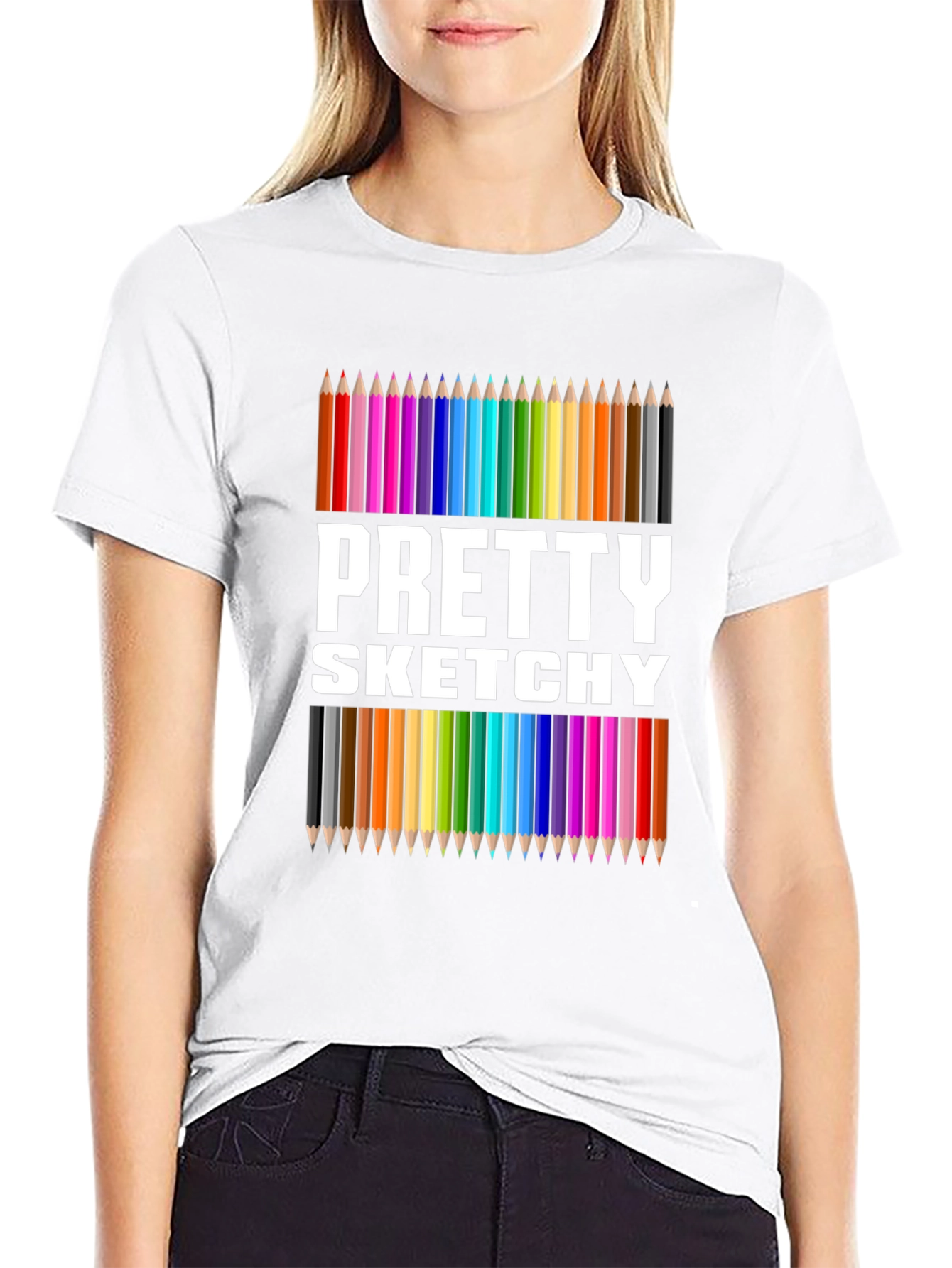 Pretty Sketchy Graphic Tee - Artist Inspired T-Shirt